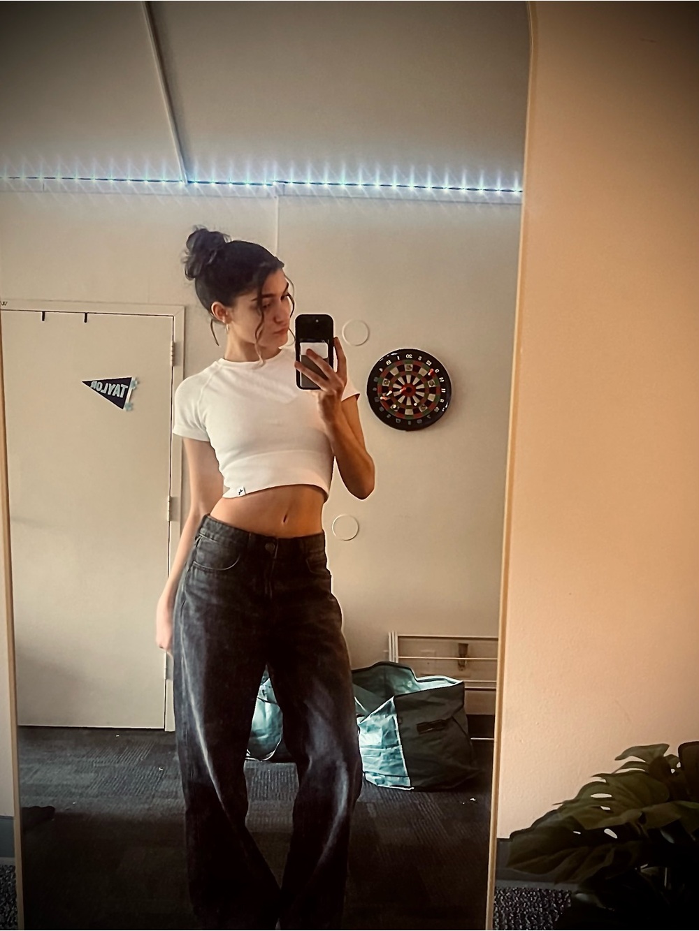 ✨ JOYLAB White Seamless Cropped Active Tee ✨